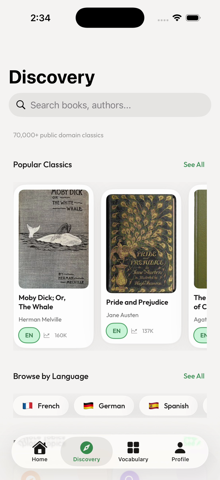 Kalima Discovery catalog of public-domain books