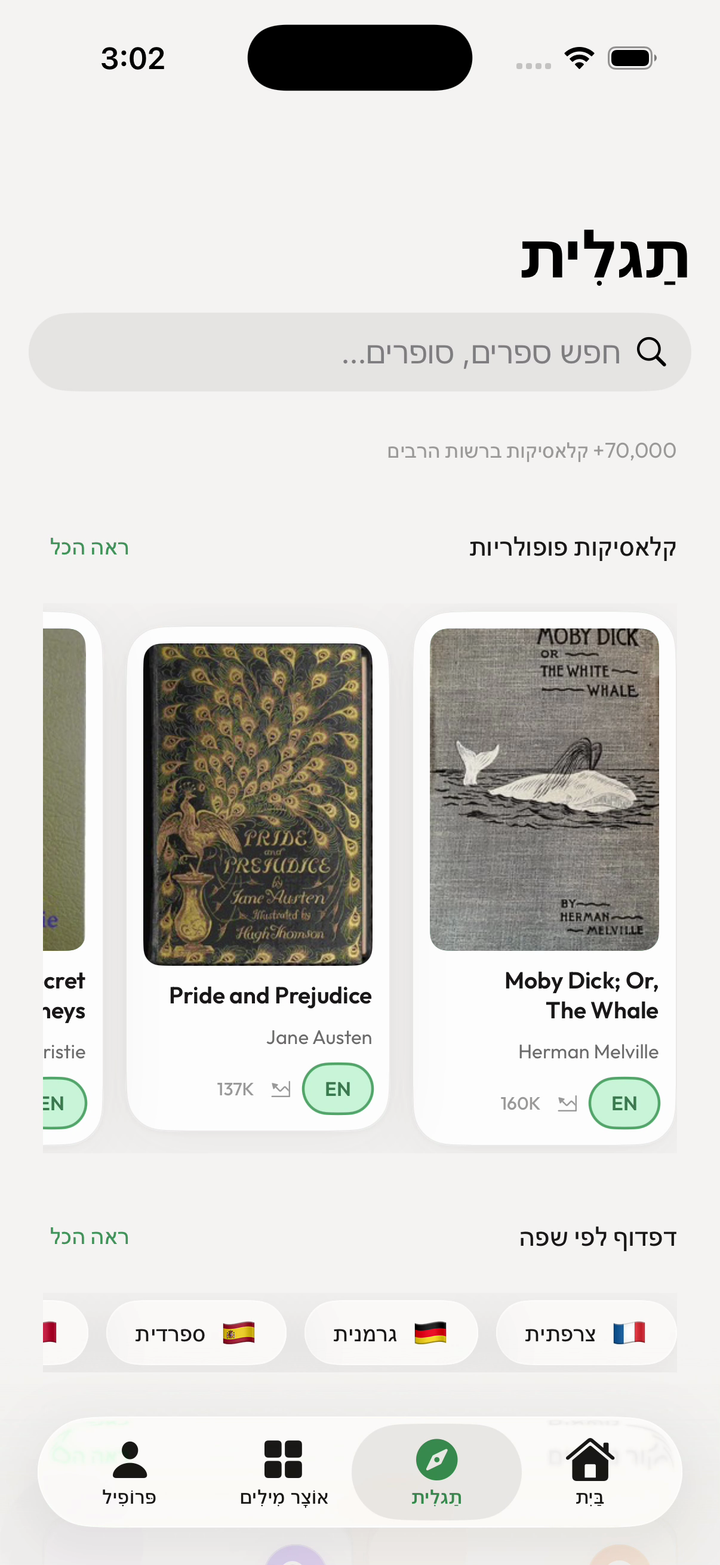 קטלוג ספרים בנחלת הכלל באזור הגילוי של Kalima